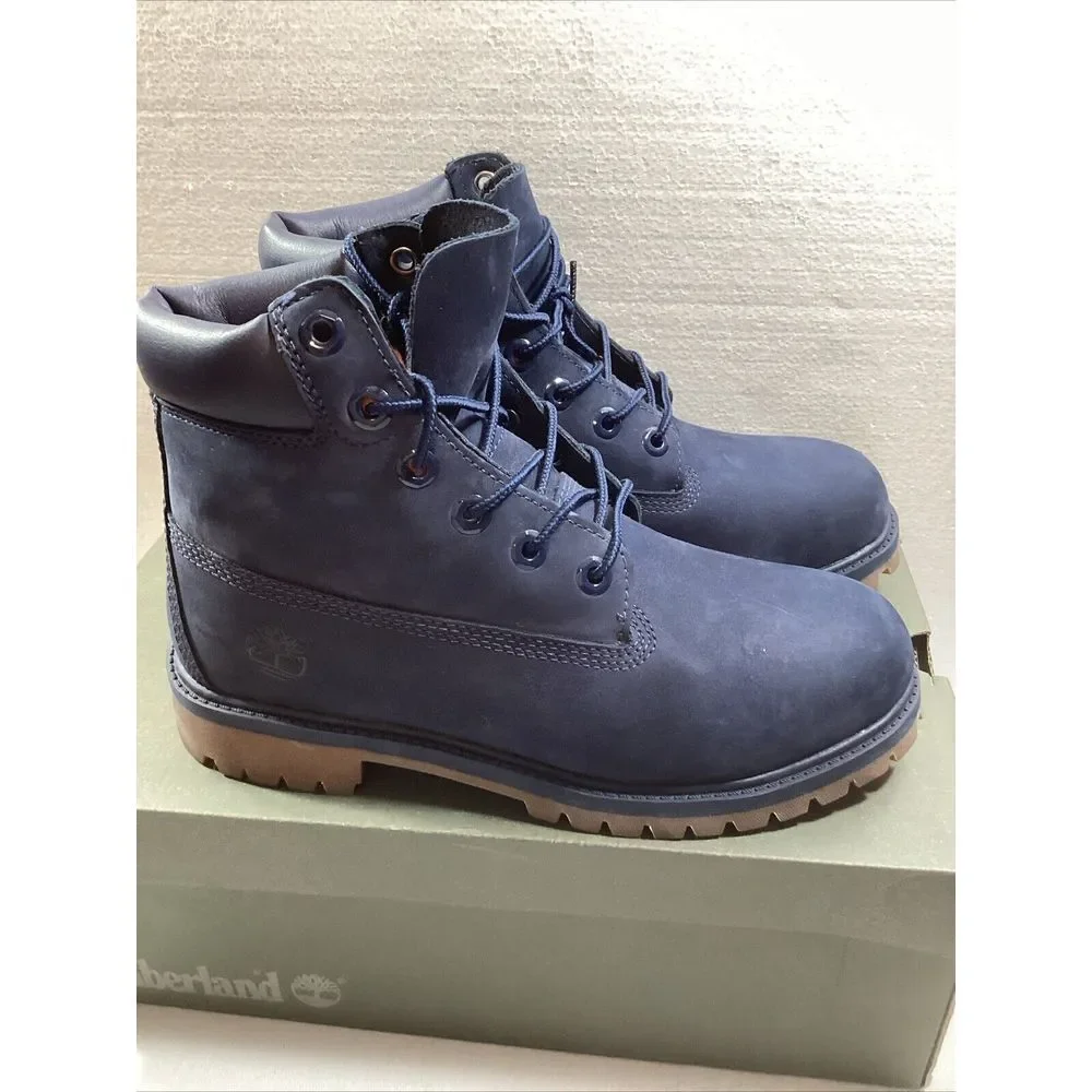Timberlands Juniors‎ Sz 6 Premium Water Proof Boots Blue SKU #3054